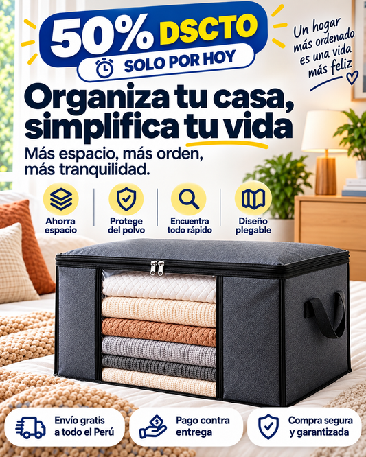 ORGANIZA TU CASA Y SIMPLIFICA TU VIDA - Guarda prendas y cobijas de cambio de temporada