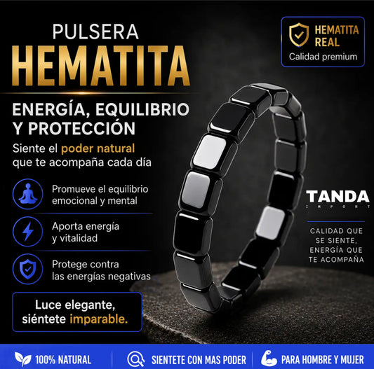 Pulsera Hematita - Recupera la fuerza que siempre tuviste