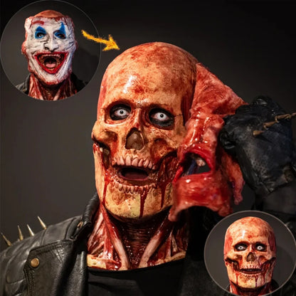 Máscara Magnética 2 en 1 - Payaso y Calavera